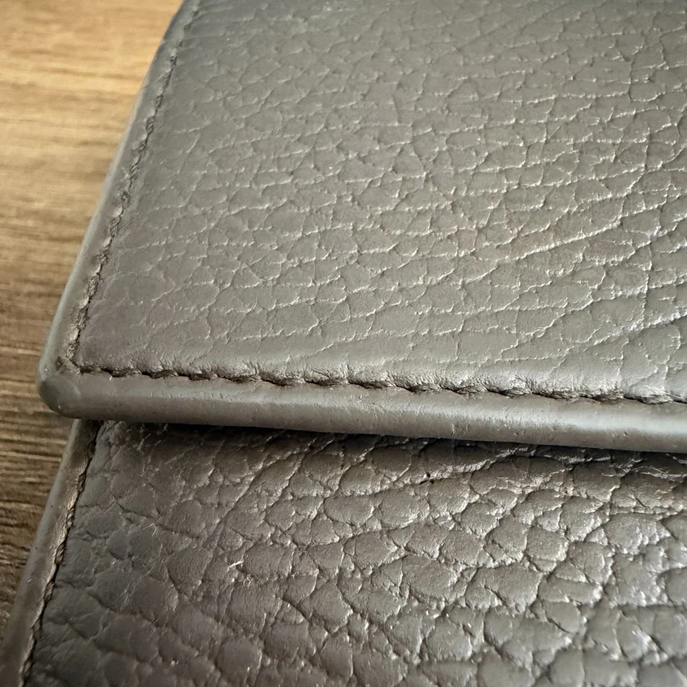 Leather Chain Strap Crossbody Bag in Black - Picture 4 of 9